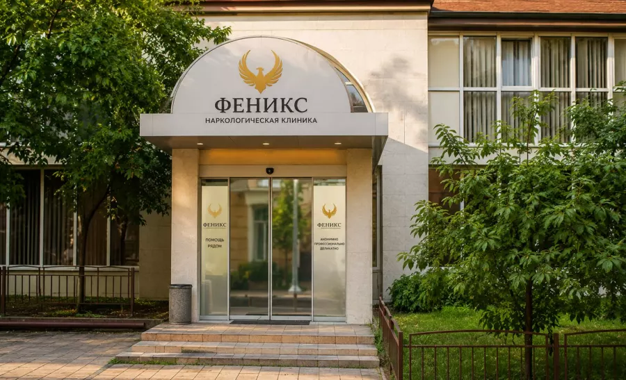 Вход в наркологическую клинику «Феникс» в Иванове